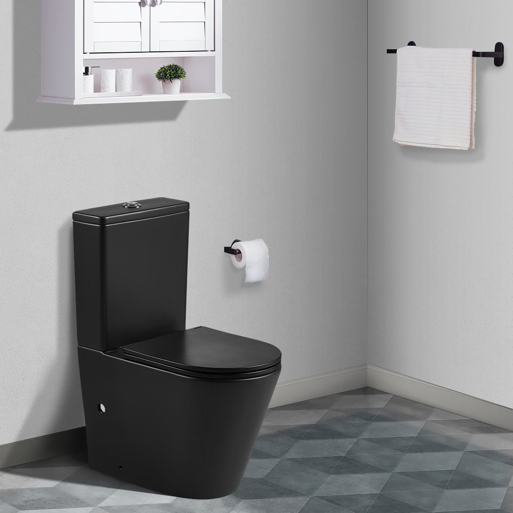 WC 2 piezas Negro